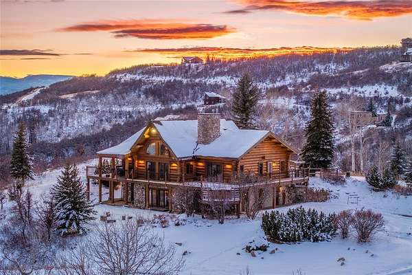 9.3 Acres of Residential Land with Home for Sale in Steamboat Springs, Colorado