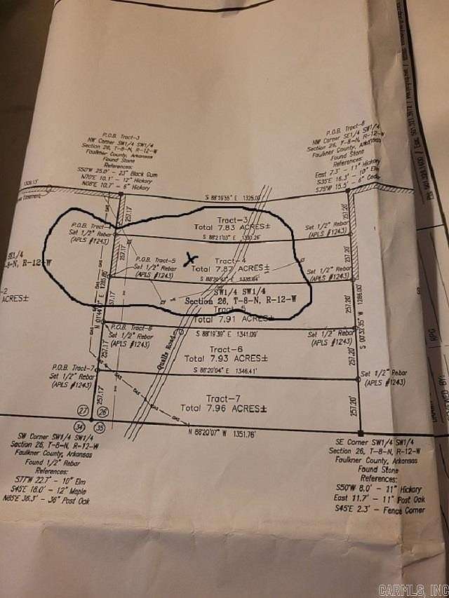 3.89 Acres of Land for Sale in Greenbrier, Arkansas