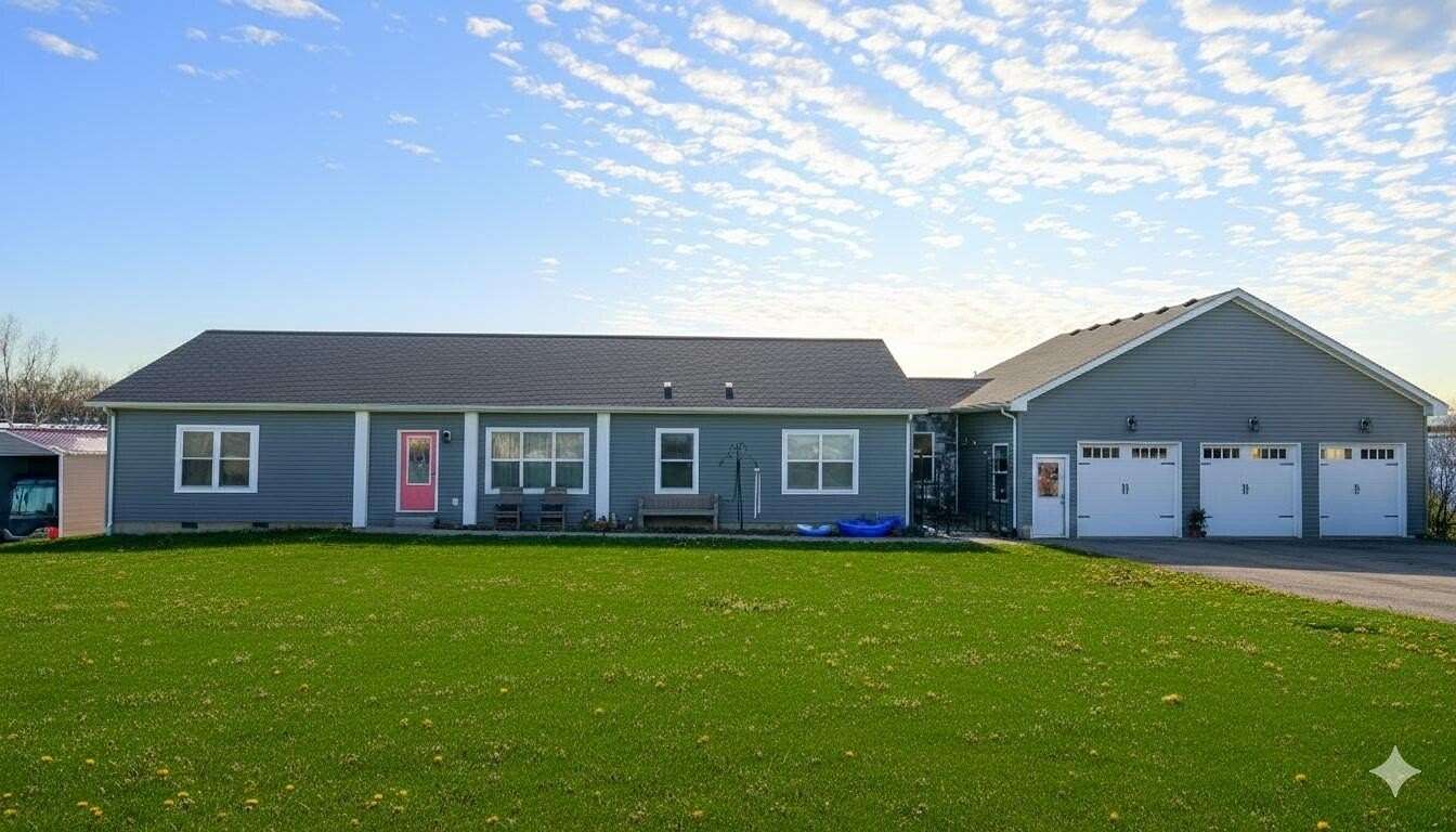 8 Acres of Residential Land with Home for Sale in Lawrenceburg, Kentucky