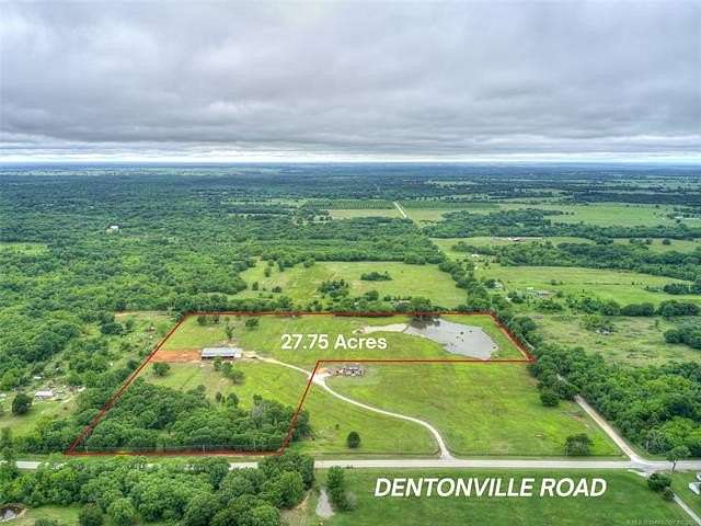 27.8 Acres of Recreational Land & Farm for Sale in Beggs, Oklahoma