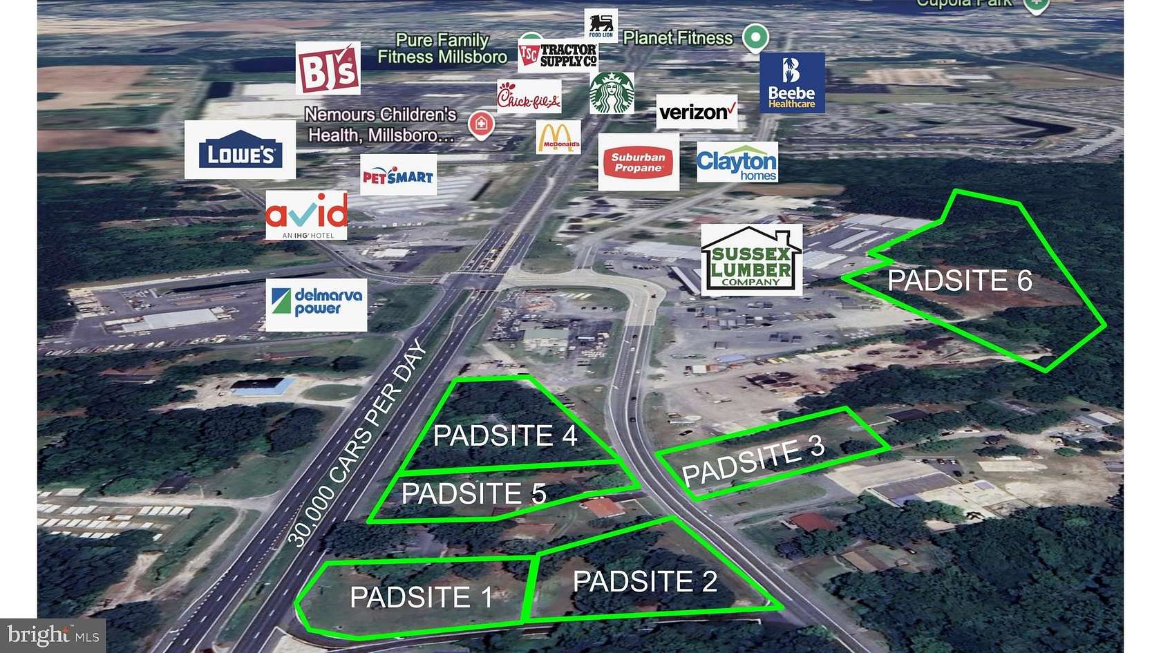 1 Acre of Commercial Land for Lease in Dagsboro, Delaware