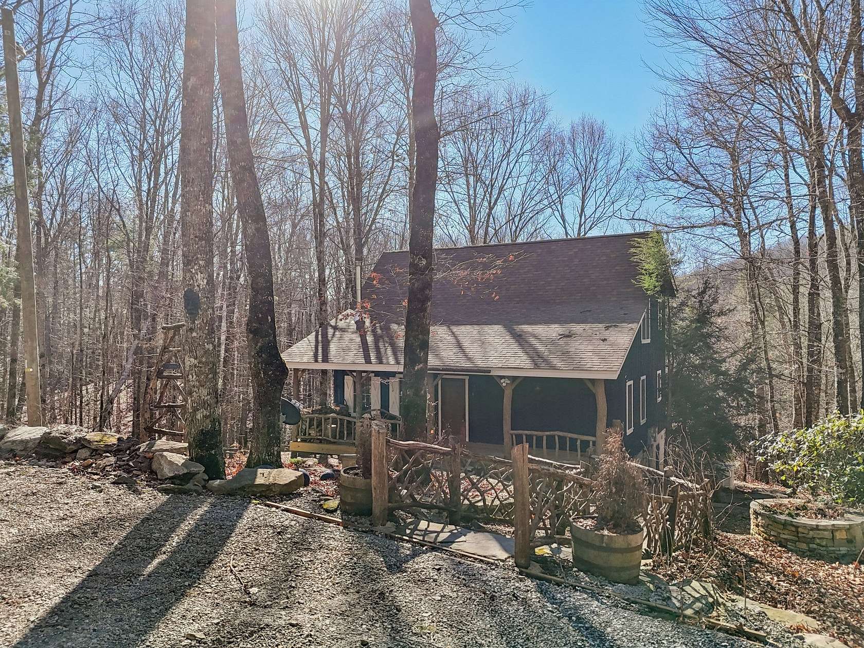 2.5 Acres of Land with Home for Sale in Glenville, North Carolina