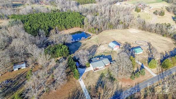 20.3 Acres of Land with Home for Sale in Statesville, North Carolina