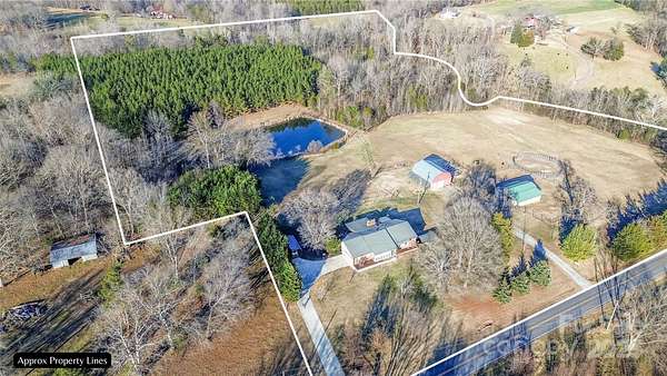 20.3 Acres of Land with Home for Sale in Statesville, North Carolina