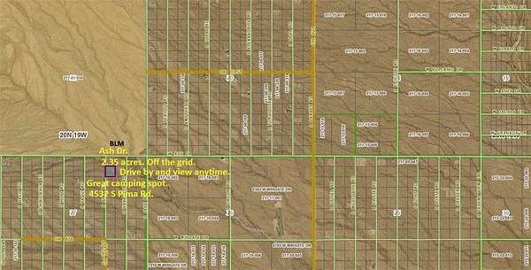 2.35 Acres of Land for Sale in Golden Valley, Arizona