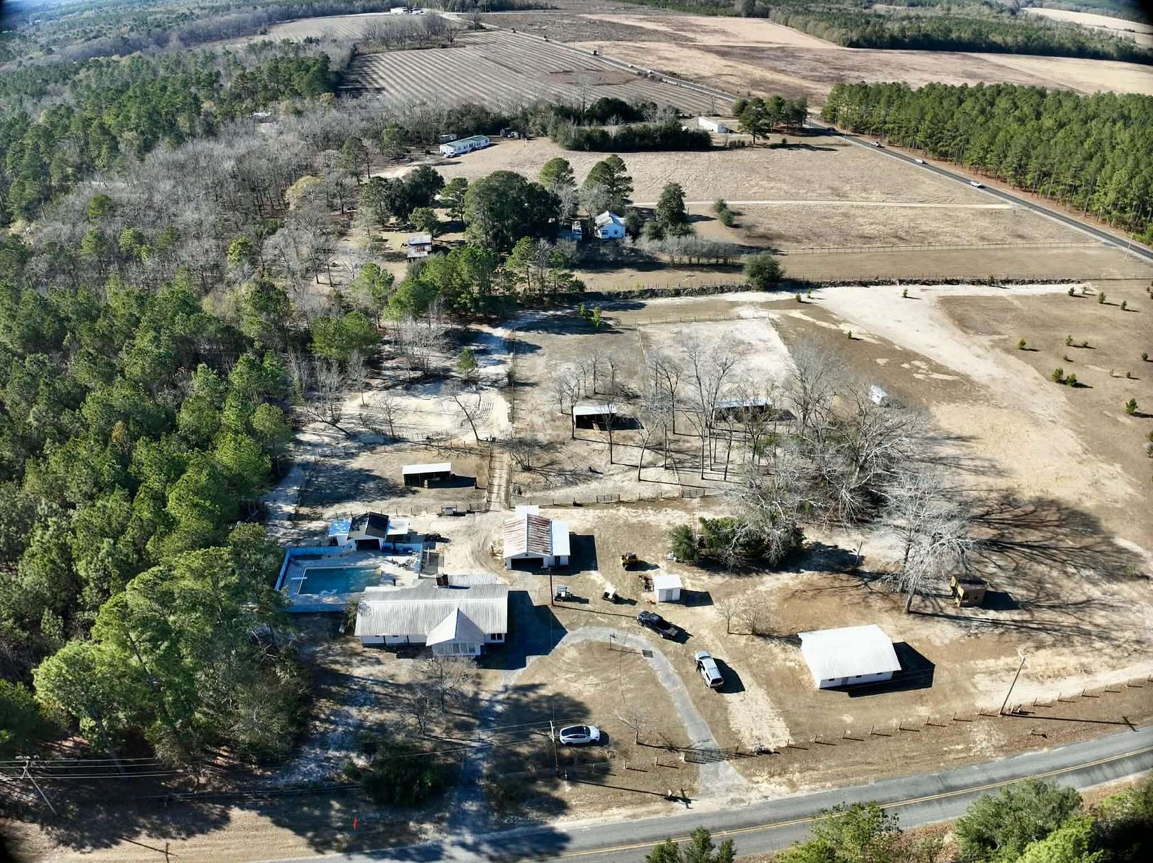 13 Acres of Land with Home for Sale in North, South Carolina