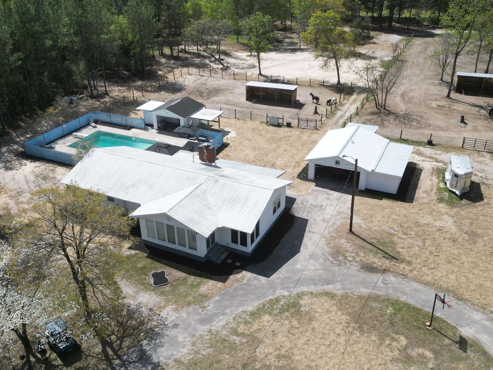 13 Acres of Land with Home for Sale in North, South Carolina