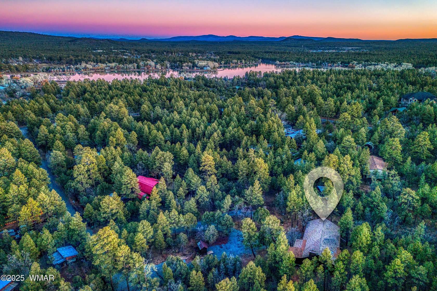 2.5 Acres of Residential Land with Home for Sale in Lakeside, Arizona