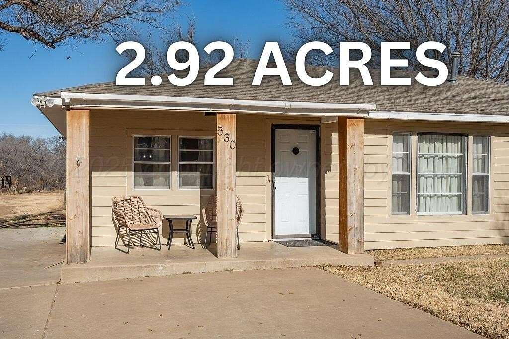 3 Acres of Residential Land with Home for Sale in Amarillo, Texas