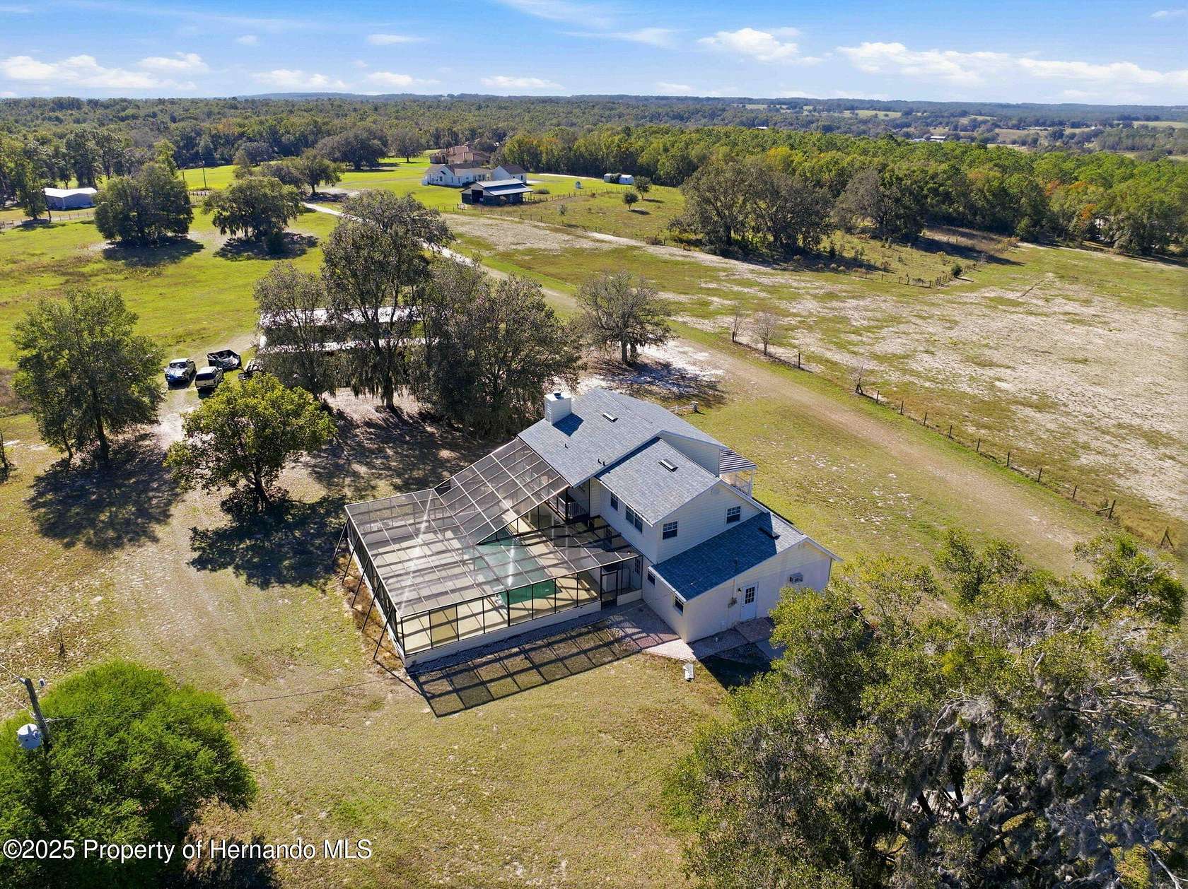20.3 Acres of Agricultural Land with Home for Sale in Brooksville, Florida
