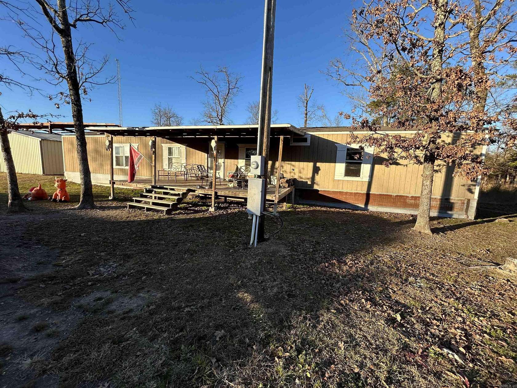 46 Acres of Land with Home for Sale in Mena, Arkansas