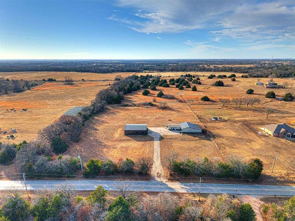 5 Acres of Residential Land with Home for Sale in Noble, Oklahoma