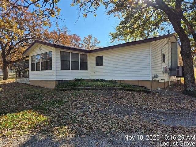 5 Acres of Residential Land with Home for Sale in Locust Grove, Oklahoma