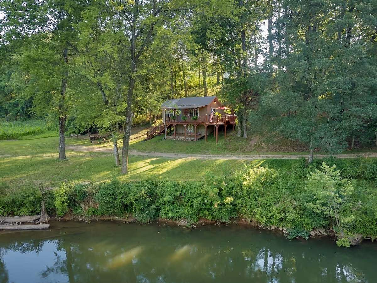 6.7 Acres of Land with Home for Sale in Iron City, Tennessee