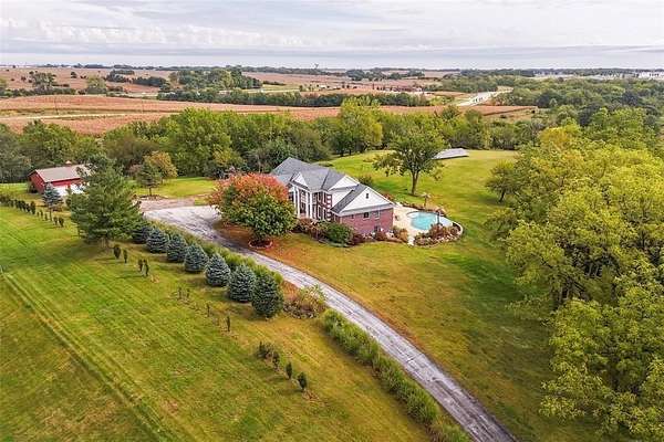 7.54 Acres of Land with Home for Sale in Pleasant Hill, Iowa