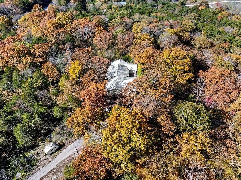 21.7 Acres of Recreational Land with Home for Sale in Green Forest, Arkansas