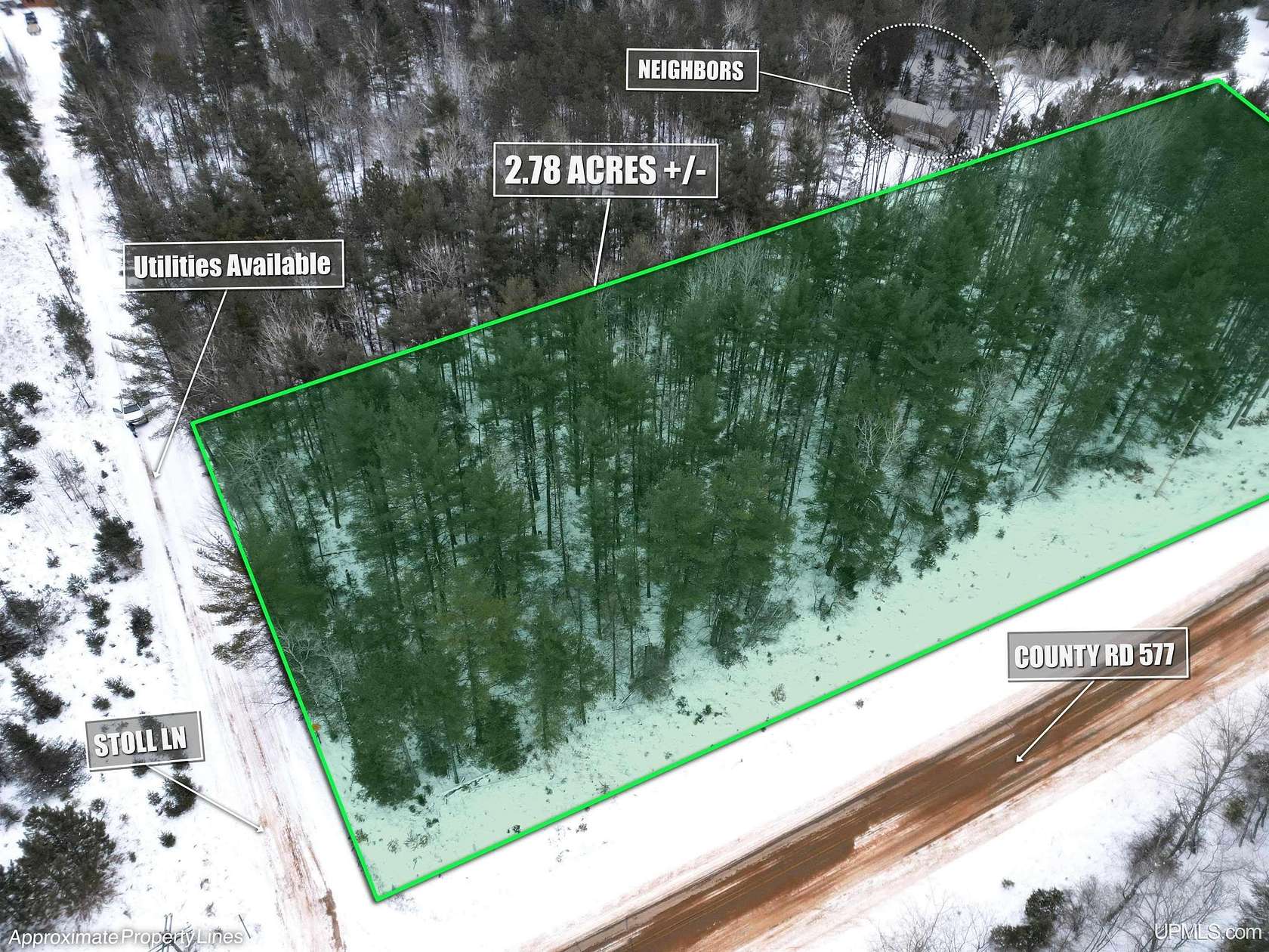 2.78 Acres of Residential Land for Sale in Daggett, Michigan