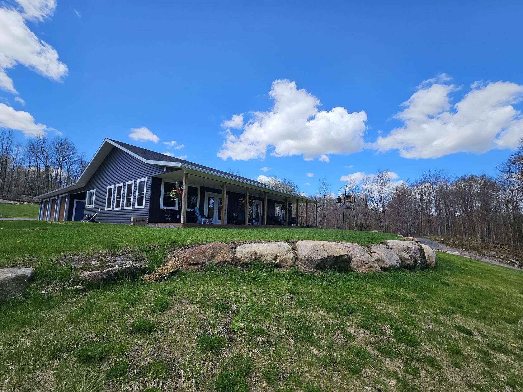 21.3 Acres of Land with Home for Sale in St. Regis Falls, New York