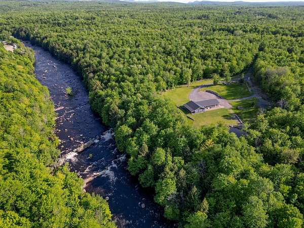 21.3 Acres of Recreational Land with Home for Sale in St. Regis Falls, New York