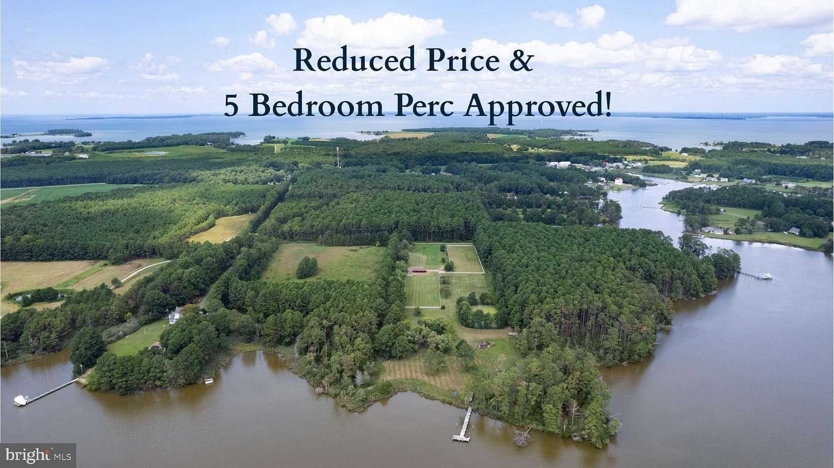10 Acres of Land with Home for Sale in Cambridge, Maryland