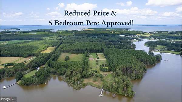 10 Acres of Land with Home for Sale in Cambridge, Maryland