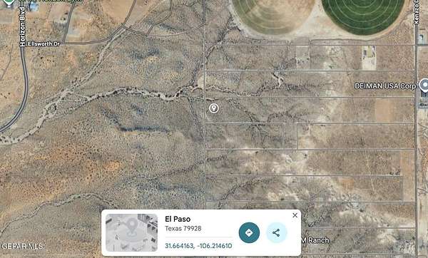 5 Acres of Land for Sale in Horizon City, Texas