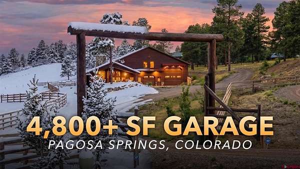 19.6 Acres of Land with Home for Sale in Pagosa Springs, Colorado