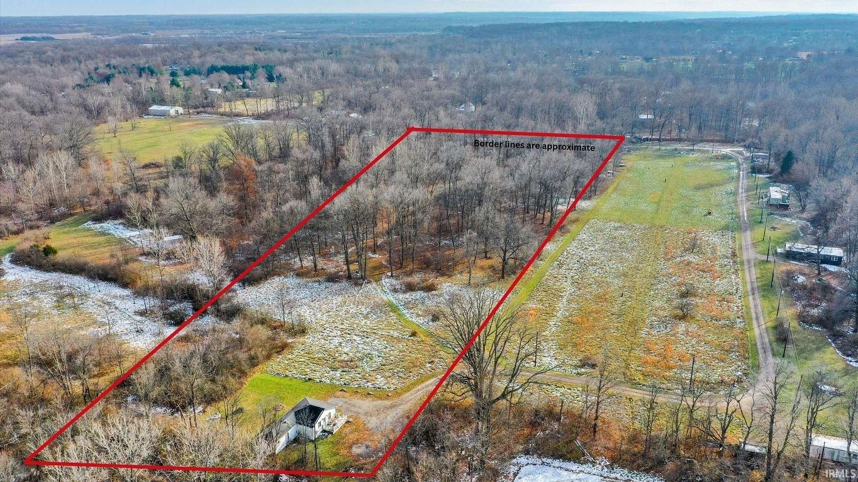 10.7 Acres of Land with Home for Sale in Mooresville, Indiana