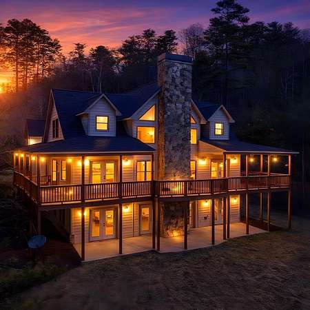 18.4 Acres of Land with Home for Sale in Mineral Bluff, Georgia