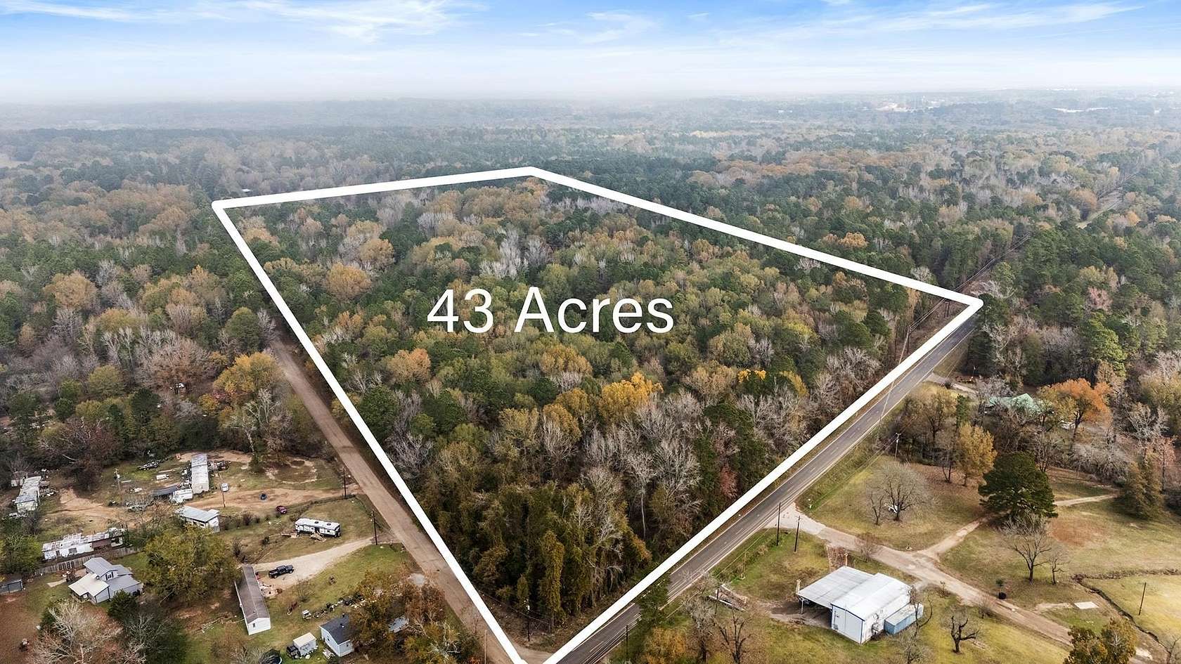 43 Acres of Recreational Land for Sale in Kilgore, Texas