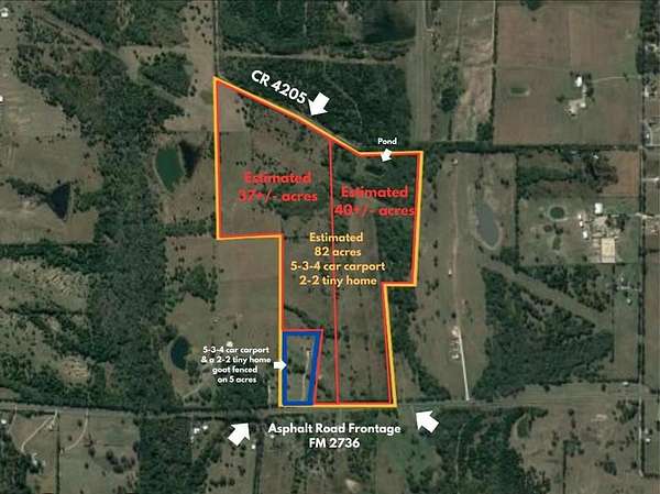 37 Acres of Agricultural Land for Sale in Campbell, Texas