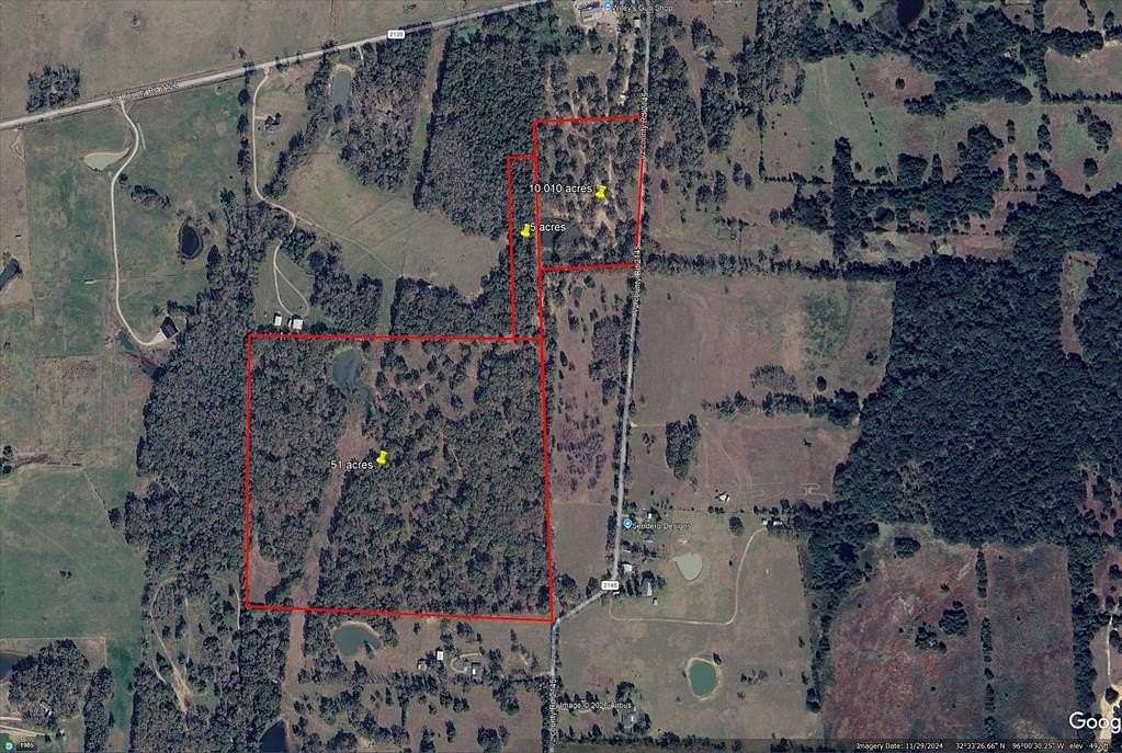 66 Acres of Recreational & Residential Land for Sale in Canton, Texas