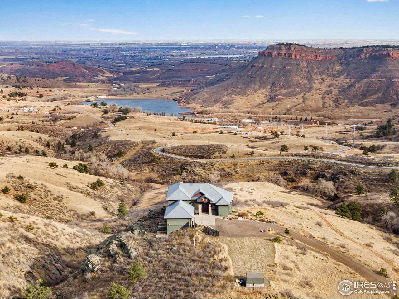 35 Acres of Land with Home for Sale in Loveland, Colorado