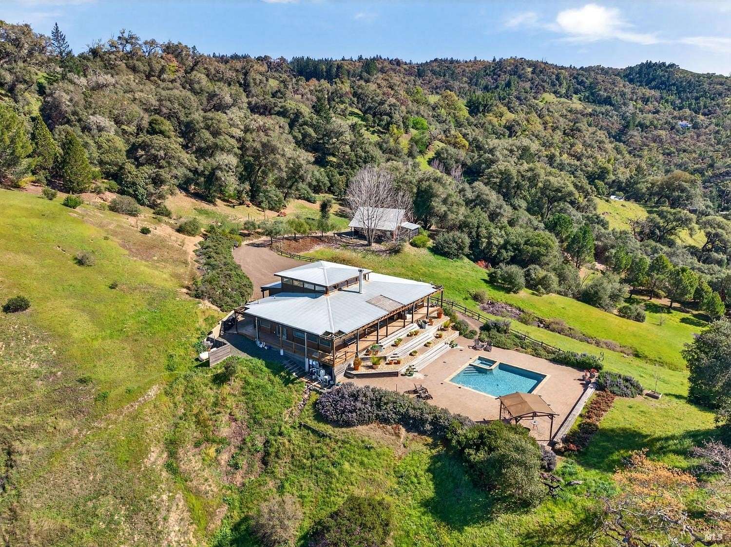 42 Acres of Land with Home for Sale in Boonville, California