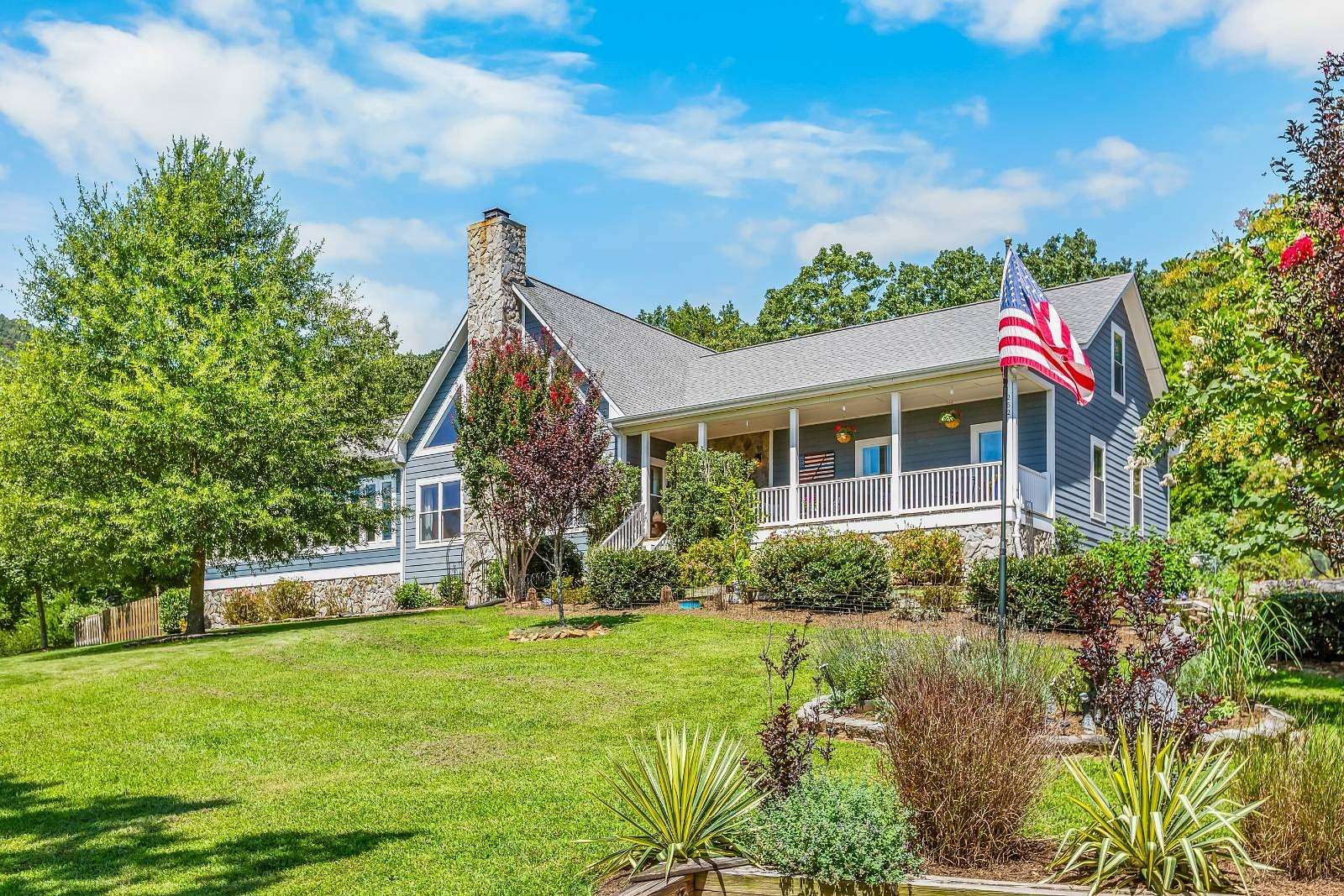 56 Acres of Recreational Land with Home for Sale in Lowgap, North Carolina