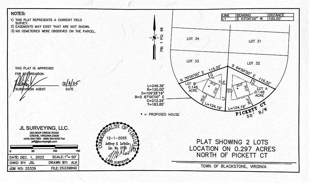 0.15 Acres of Residential Land for Sale in Blackstone, Virginia