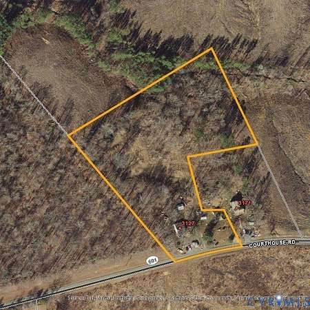 3.6 Acres of Residential Land with Home for Sale in Palmyra, Virginia