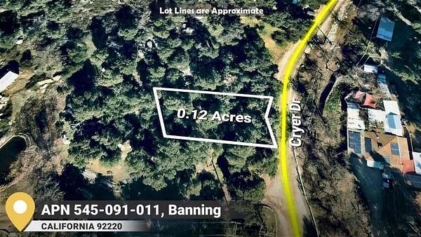0.12 Acres of Land for Sale in Banning, California