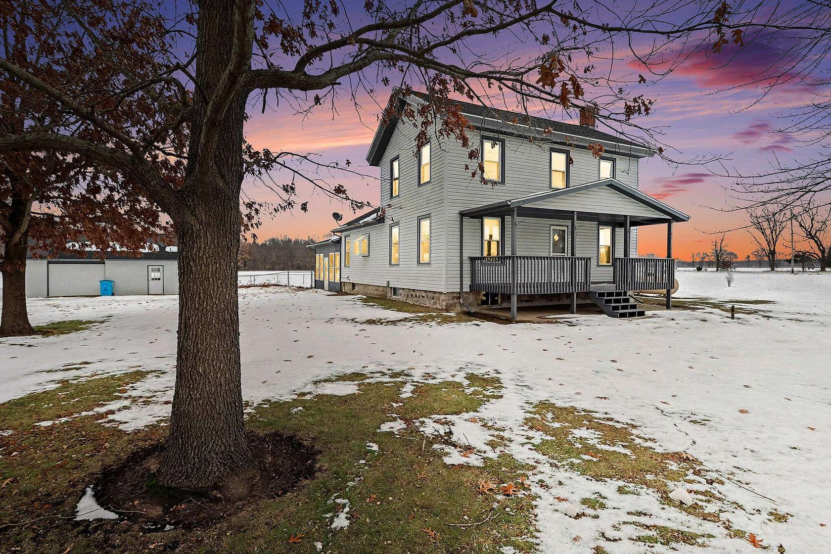 9 Acres of Land with Home for Sale in Three Rivers, Michigan