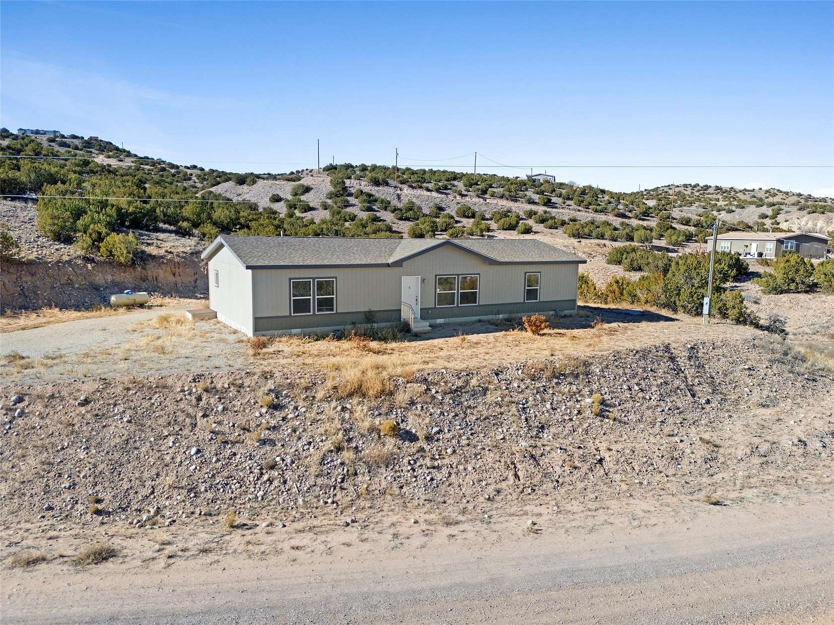 4 Acres of Residential Land with Home for Sale in Hernandez, New Mexico