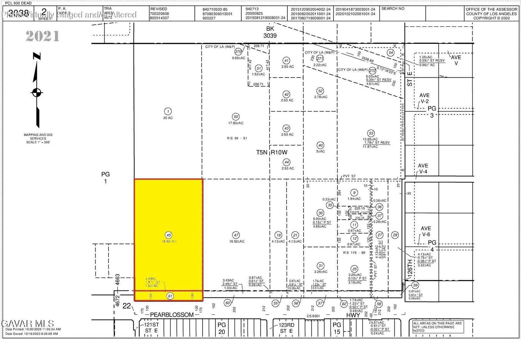 1.51 Acres of Land for Sale in Pearblossom, California