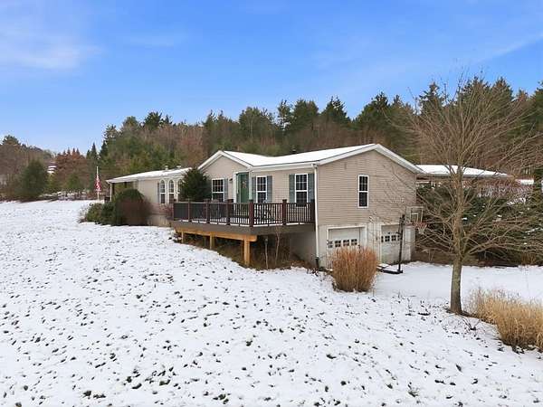 57.6 Acres of Recreational Land with Home for Sale in Rome, Pennsylvania