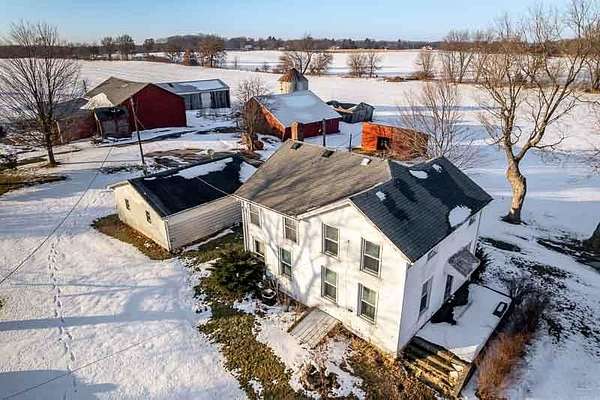 60 Acres of Agricultural Land with Home for Sale in Belvidere, Illinois