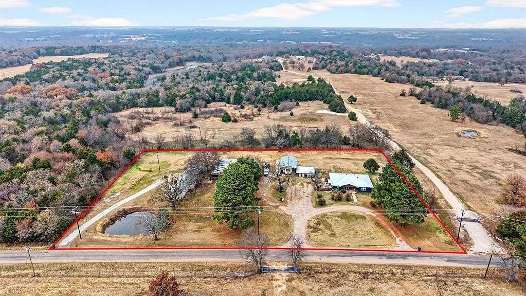 3 Acres of Residential Land with Home for Sale in Sadler, Texas