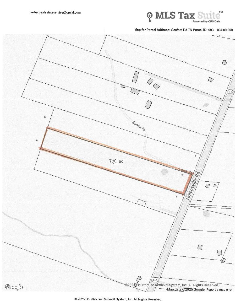 7 Acres of Residential Land for Sale in Nolensville, Tennessee