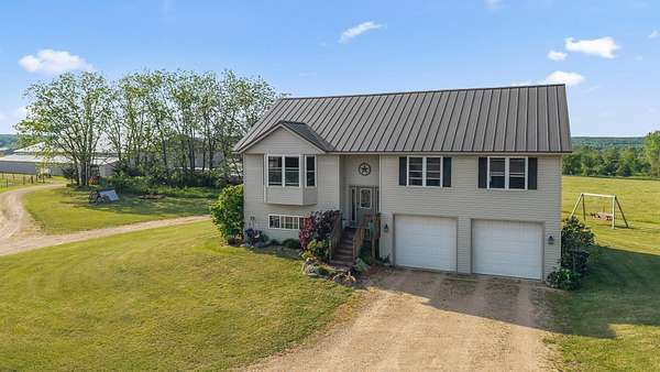 39.8 Acres of Agricultural Land with Home for Sale in Oxford, Wisconsin