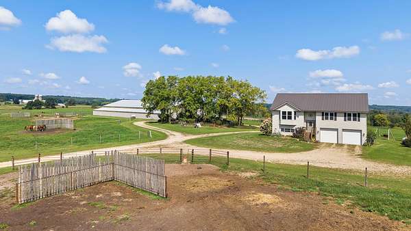 39.8 Acres of Agricultural Land with Home for Sale in Oxford, Wisconsin