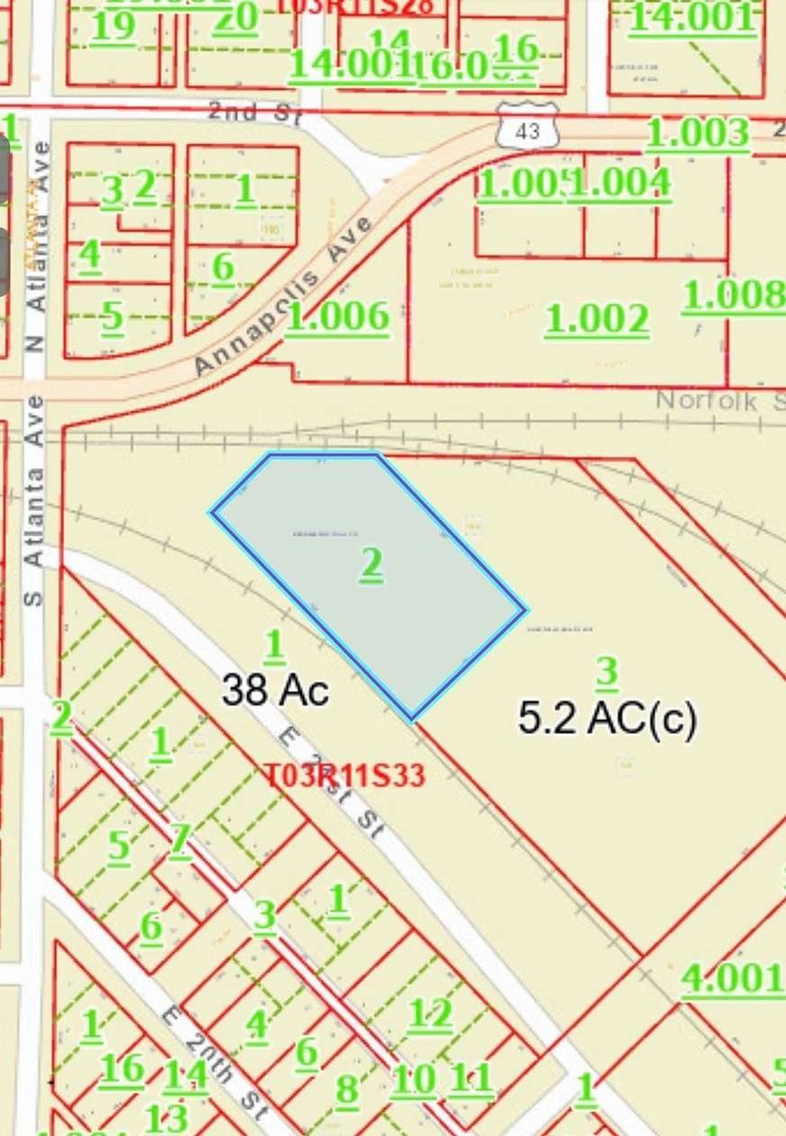 1.7 Acres of Commercial Land for Sale in Sheffield, Alabama