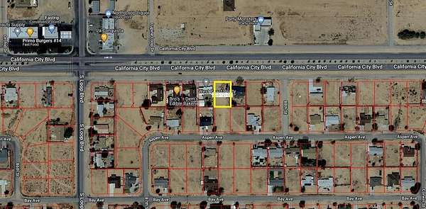 0.22 Acres of Commercial Land for Sale in California City, California