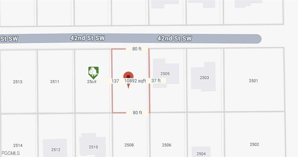 0.25 Acres of Residential Land for Sale in Lehigh Acres, Florida